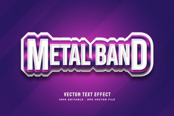 Download Metal Band Text Style Effect - Premium Bundle
